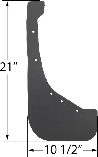 Vista 3 de Juego de guardabarros ABS Corvette Splash Guards – Compatible con delantero y trasero 1984–1996 C4