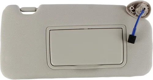 Vista 9 de PEVEST Visera Solar con Luces y Espejo LH Lado del Conductor - Interior Gris Platino para Honda HR-V EX-L/EX/LX/Sport 2016-2022 Reemplaza