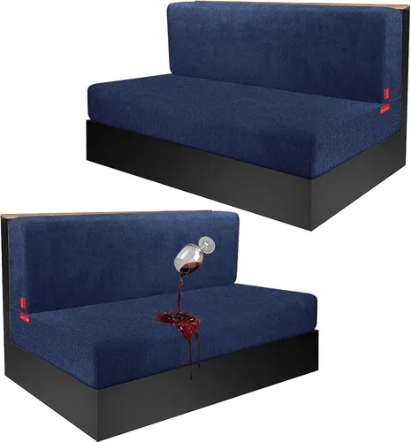 Vista 55 de Fundas de cojín impermeables para sofá, funda elástica lavable con diseño elástico antideslizante, protector de muebles para mascotas y niños
