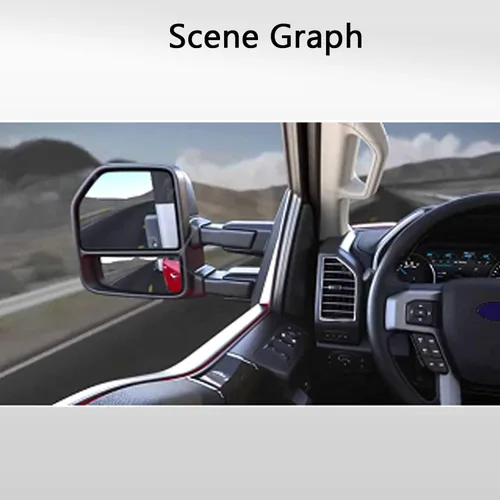 Vista 6 de WLLW Espejos de remolque del lado del conductor izquierdo para camioneta Ford F250 F350 F450 F550 Super Duty 2017 2018 2019 2020 con alimentación