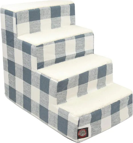 Vista 14 de Majestic Pet - Escaleras portátiles para mascotas suave escalón de espuma de sherpa escalones para perros y gatos rampa para cachorros