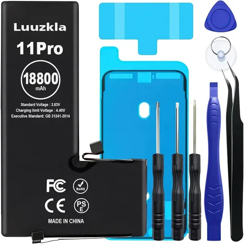 Vista 20 de Nueva batería de 23900 mAh compatible con iPhone 11, batería de repuesto de gran capacidad compatible con iPhone 11, con kits de herramientas