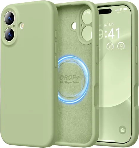 Vista 442 de LOVE 3000 Diseñada para Funda iPhone Air, Silicona Premium [Compatible con Magsafe][Forro de Microfibra Suave Anti-Rayones] Funda Protectora