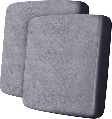 Vista 64 de ANARACHON Fundas de cojín de sofá con aspecto de cuero, juego de fundas de asiento de sofá, protector de muebles para sillón seccional, sofá biplaza