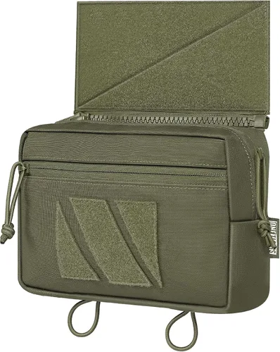 Vista 12 de OneTigris Drop Pouch, Dangler Bag Tactical with Hook and Loop Panel for Vest Chest Rig Plate Carrier