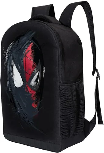 Vista 27 de Marvel Mochila Spider-Man para niños y niñas, mochila para niños pequeños Miles Morales Spiderman Kids Mochila Bolsa de malla Vengadores - Michael