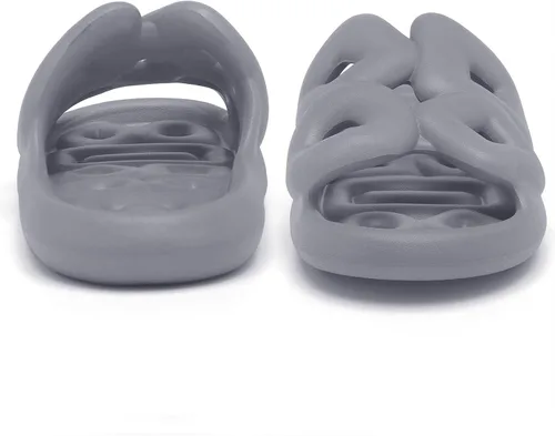Vista 2 de Shower Shoes For Women Men, With Drain Holes Pillow Slippers Non-Slip Soft Cloud Slides Sandals, Fit Indoor Home Bedroom Pool Beach