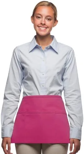 Vista 2 de DayStar Apparel 100 - Delantal de cintura con tres bolsillos