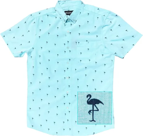 Vista 53 de Molokai Surf - Camisas hawaianas de manga corta con botones y corte ajustado