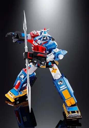 Vista 5 de TAMASHII NATIONS - Flota blindada Dairugger XV - GX-88 VOLTRON2 (Reedición) Figura coleccionable del alma de Chogokin