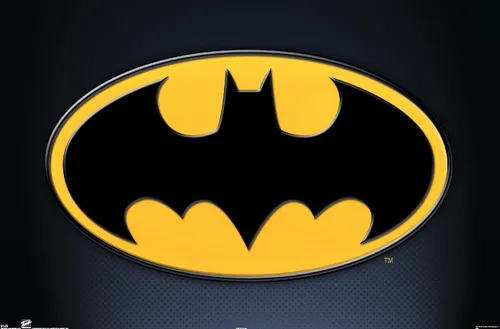 Vista 9 de Trends International DC Comics - Póster de pared de Batman con símbolos, 14.725 x 22.375 pulgadas, versión enmarcada de madera de granero