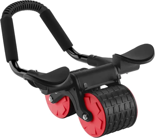 Vista 8 de Uota Rueda Abdominal de Rebote Automático con Soporte para Codo, Rodillo Abdominal para Máquina de Ejercicio Abdominal, Equipo de Entrenamiento