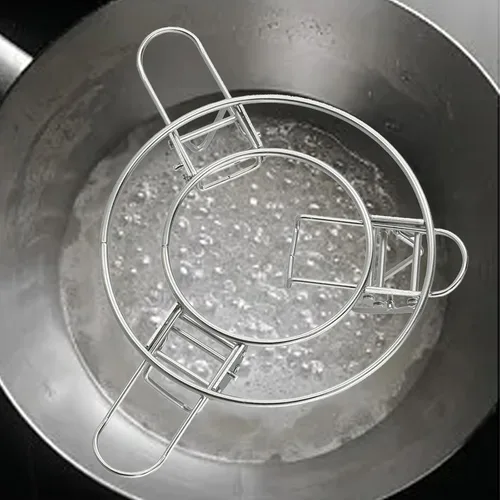 Vista 5 de Innovative Adjustable Design 304 Stainless Steel Steamer Rack For Efficient Cooking In Pressure Cookers And As A Convenient Cooling Stand