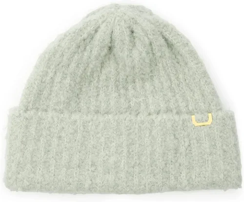 Vista 2 de UNDERCONTROL Gorro de esquí con diseño de calavera de punto unisex con etiqueta de latón dorado para otoño e invierno, mezcla de lana cálida