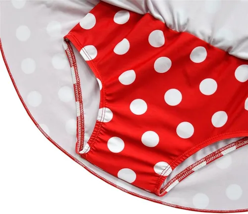 Vista 6 de Dressy Daisy Vestido tankini de dos piezas para niñas con falda y diadema