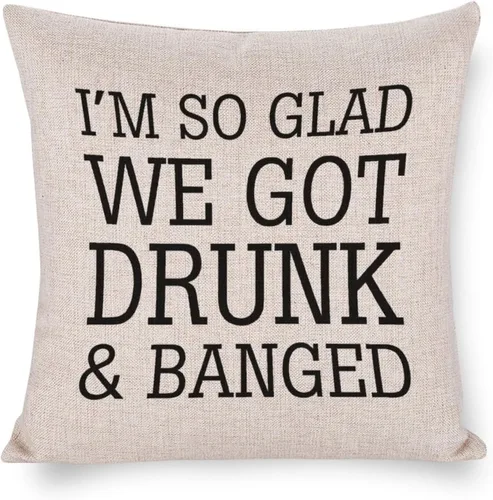 Vista 11 de Valentine Pillow Cases for Home Decor I Just Really Really Love You Throw Pillow Cover with Zipper Farmhouse Cushion Cover Cases 16"x16" Romantic