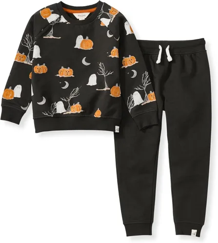 Vista 14 de Burt's Bees Baby Boys Organic Cotton Sweatshirt & Jogger Set, Outfit Bundle Fútbol de lavado ácido