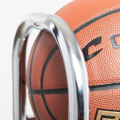 Vista 2 de CHAMPRO Estante para 12 pelotas con ruedas para baloncesto, voleibol y más, vertical