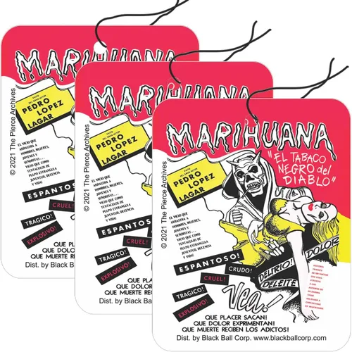 Vista 3 de Marihuana 1 Road Rage Ambientador - Aroma de vainilla