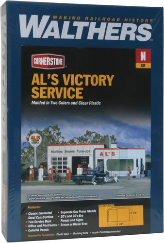Vista 3 de Walthers, Inc. AL's Victory Service Kit, 3-1/4 x 2-1/4" 8.1 X 2.2 in