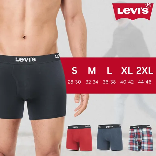 Vista 6 de Levi's Mens Boxer Briefs Breathable Stretch Underwear 4 Pack