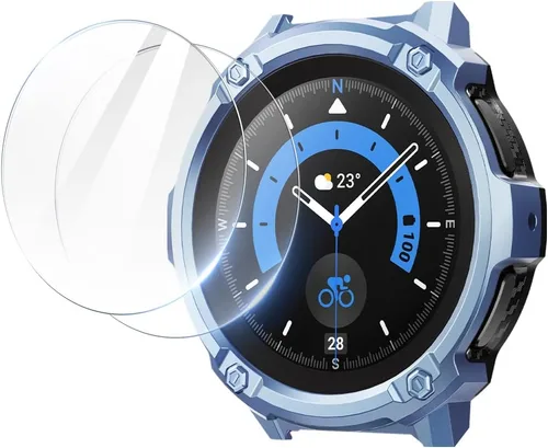 Vista 8 de SUPCASE Unicorn Beetle - Funda protectora resistente para Galaxy Watch 5 Pro de 1.772 in (2022), con 2 protectores de pantalla (negro)