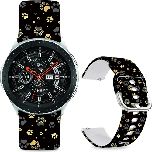 Vista 17 de Correas de reloj de dibujos animados de 0.787 in compatibles con Samsung Galaxy Watch 7/6/5/4 40/1.732 in/Galaxy Watch 1.654 in, correas deportivas