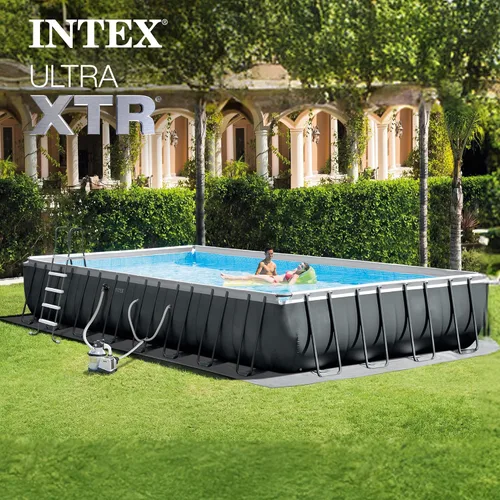 Vista 2 de Intex Ultra XTR - Juego de piscina sobre el suelo de 32 pies x 16 pies x 52