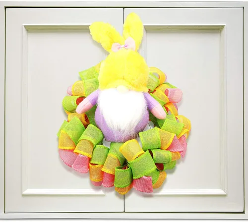 Vista 3 de 4 rollos de cintas de arpillera de Pascua con alambre, cinta de borde sólido con alambre, cinta de arpillera, cinta de arpillera con alambre