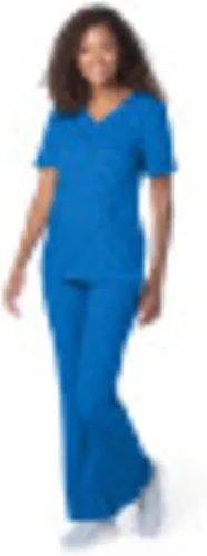 Vista 4 de Urbane Women's Ultimate Tailored Fit Comfort Stretch 4-Pocket Scrub Top 9550