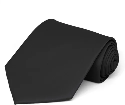 Vista 39 de tiemart Corbata de color sólido para hombre Longitud estándar