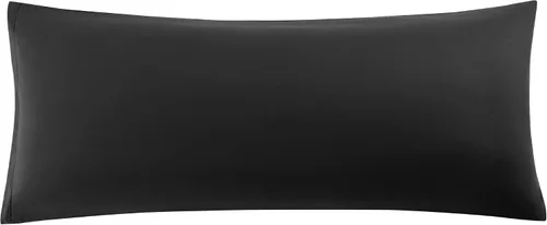 Vista 16 de uxcell Funda de almohada corporal de microfibra suave con cierre de cremallera, fundas de almohada largas para almohadas corporales, tejido de 90