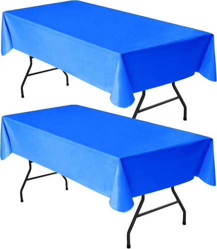 Vista 39 de Nasitos Paquete de 2 Manteles de Vinilo Cuadrado 54x54 Pulgadas - Beige, Manteles de Mesa de Cartón Impermeables y Resistente al Aceite, Manteles