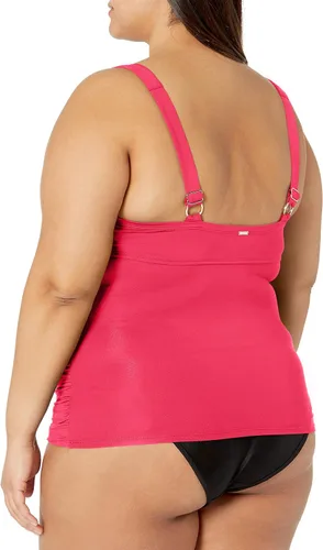 Vista 2 de Anne Cole Tankini para mujer, Rosado