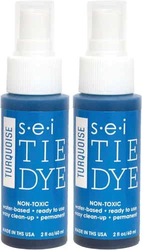 Vista 12 de S.E.I. Botella de Spray de Tie Dye del 4 de Julio: 2oz. Spray de Tinte para Tela No Tóxico, Tinte Permanente para Ropa DIY, Un Paso, Suministros