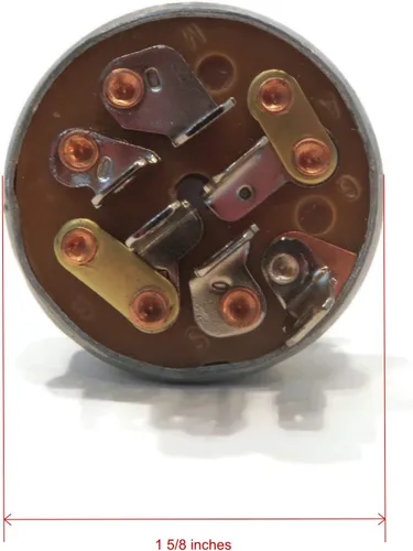 Vista 2 de The ROP Shop Interruptor de llave de encendido con 2 llaves para tractores Cub Cadet 3184 3186 3206 3235 3240