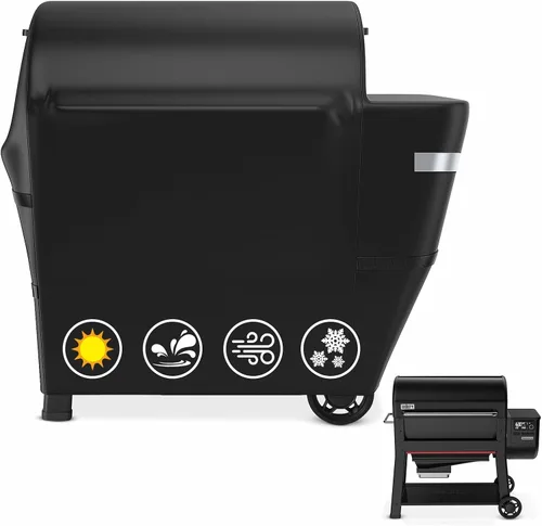 Vista 11 de Cubierta de parrilla Utheer para ahumador vertical de gas Pit Boss 3-Serie, cubierta impermeable anti-UV de 600D de longitud completa y resistente