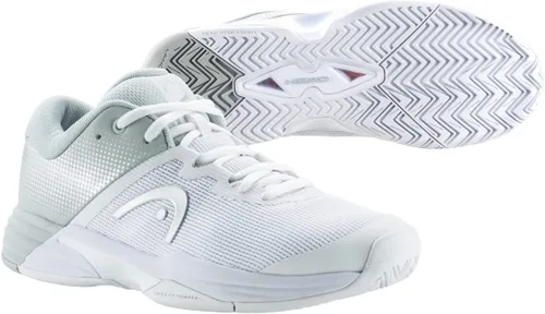 Vista 7 de HEAD Tenis Revolt EVO 2.0 para mujer, BlancoGris, 6.5