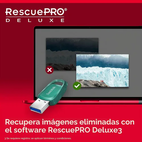 Vista 5 de SANDISK Unidad flash Ultra Eco USB 3.2 Gen 1 de 64 GB - SDCZ96-064G-G46