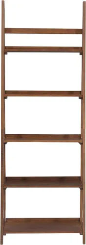 Vista 5 de Linon Librería Melissa Mid-Century con 5 estantes de nogal