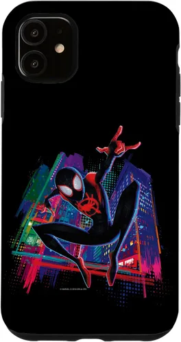 Vista 8 de Marvel Spider-Man Miles Morales Graffiti City - Carcasa para iPhone 17