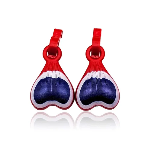 Vista 4 de 2 Pack Shoe Nuts Balls Charms for Your Crocs, Distinctive Funny Shoe AccessoriesShoe Nuts Shoe BallsNoticeable Shoe Clips