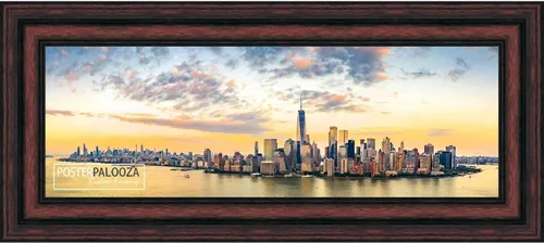 Vista 11 de Poster Palooza 3x3 Inch Traditional Cherry Complete Wood Square Picture Frame with UV Acrylic Plexiglass, Foam Board Backing & Hardware Included
