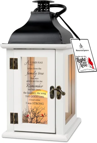 Vista 10 de Linterna conmemorativa – Regalos de condolencia por duelo por la pérdida de un ser querido, regalos conmemorativos de recuerdo por la pérdida