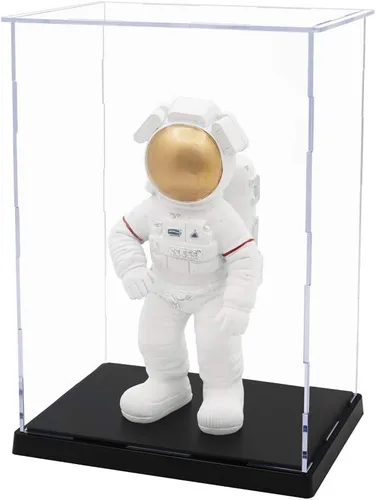 Vista 7 de Odoria Caja transparente de 8 pulgadas para trofeo de estatua de 6 pulgadas de alto - Protector acrílico para figuras de muñecas a escala 1/12