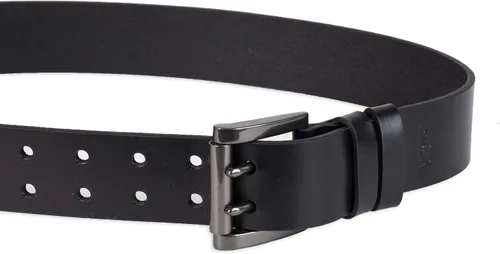 Vista 3 de Levi's Cinturón de mezclilla casual para hombre con hebilla de doble punta