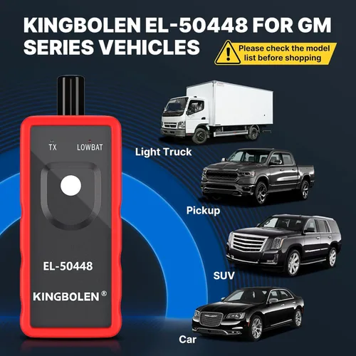 Vista 3 de KINGBOLEN EL-50448 herramienta de aprendizaje TPMS para el sistema de monitoreo de presión de neumáticos automático de GM, herramienta de activación