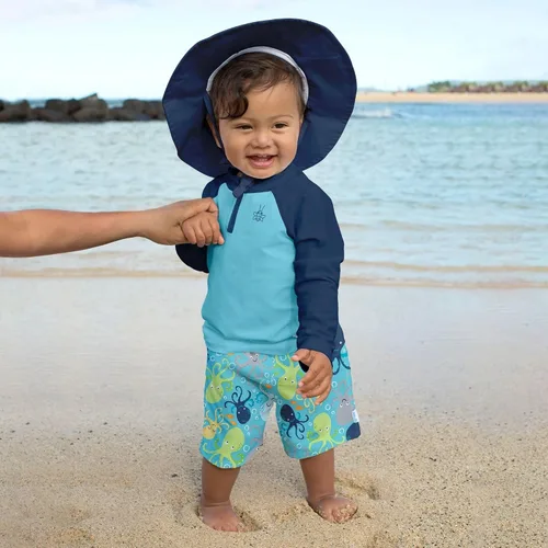 Vista 2 de Green Sprouts Baby Girls Brim Sun Protection Hat