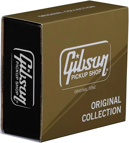 Vista 4 de Gibson T-Type Rhythm Humbucker Pickup, doble negro con cubierta de níquel