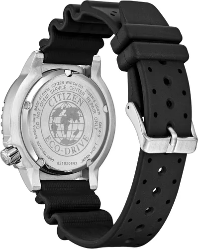 Vista 3 de Citizen Promaster Dive Eco-Drive Watch, 3-Hand Date, ISO Certified, Luminous Hands and Markers, Rotating Bezel